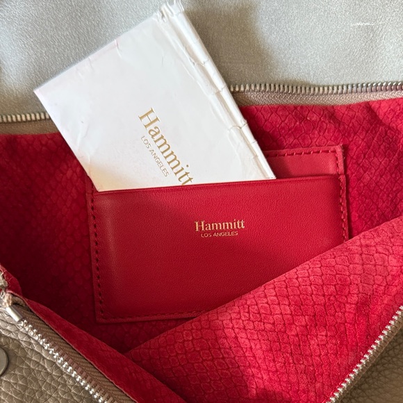 Hammitt Taupe/Beige Crossbody w/storage bag, authentic card, & 2 straps - Picture 3 of 10